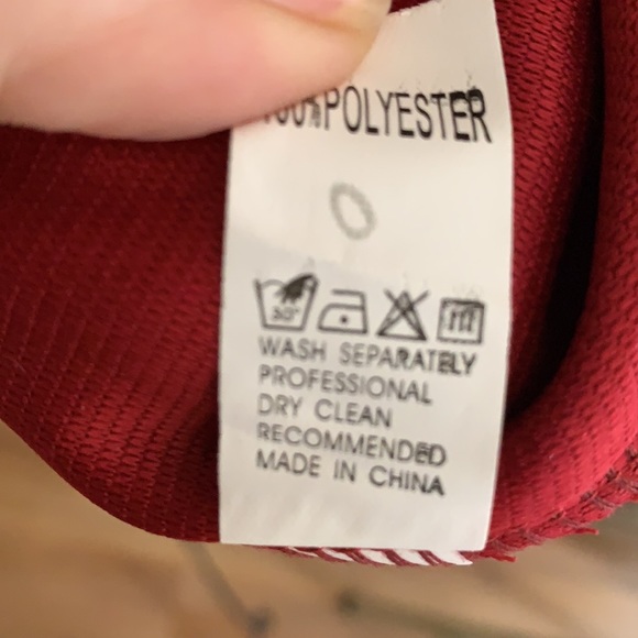 XXL Open front red cardigan blazer jacket - Picture 5 of 6